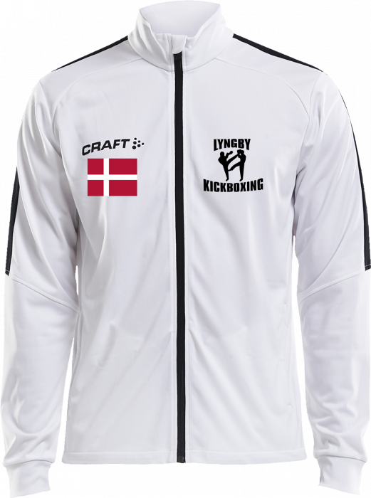Craft - Lkb Sweatshirt, Full Zip - Progress Junior - Biały